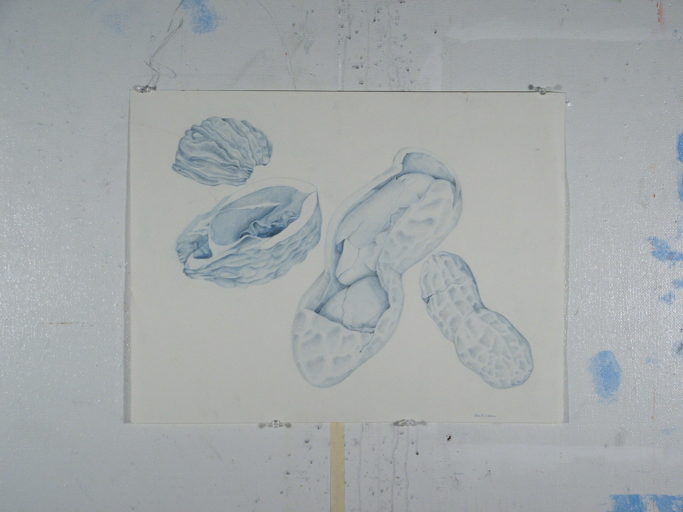 Very Thin Colored Pencil on Board