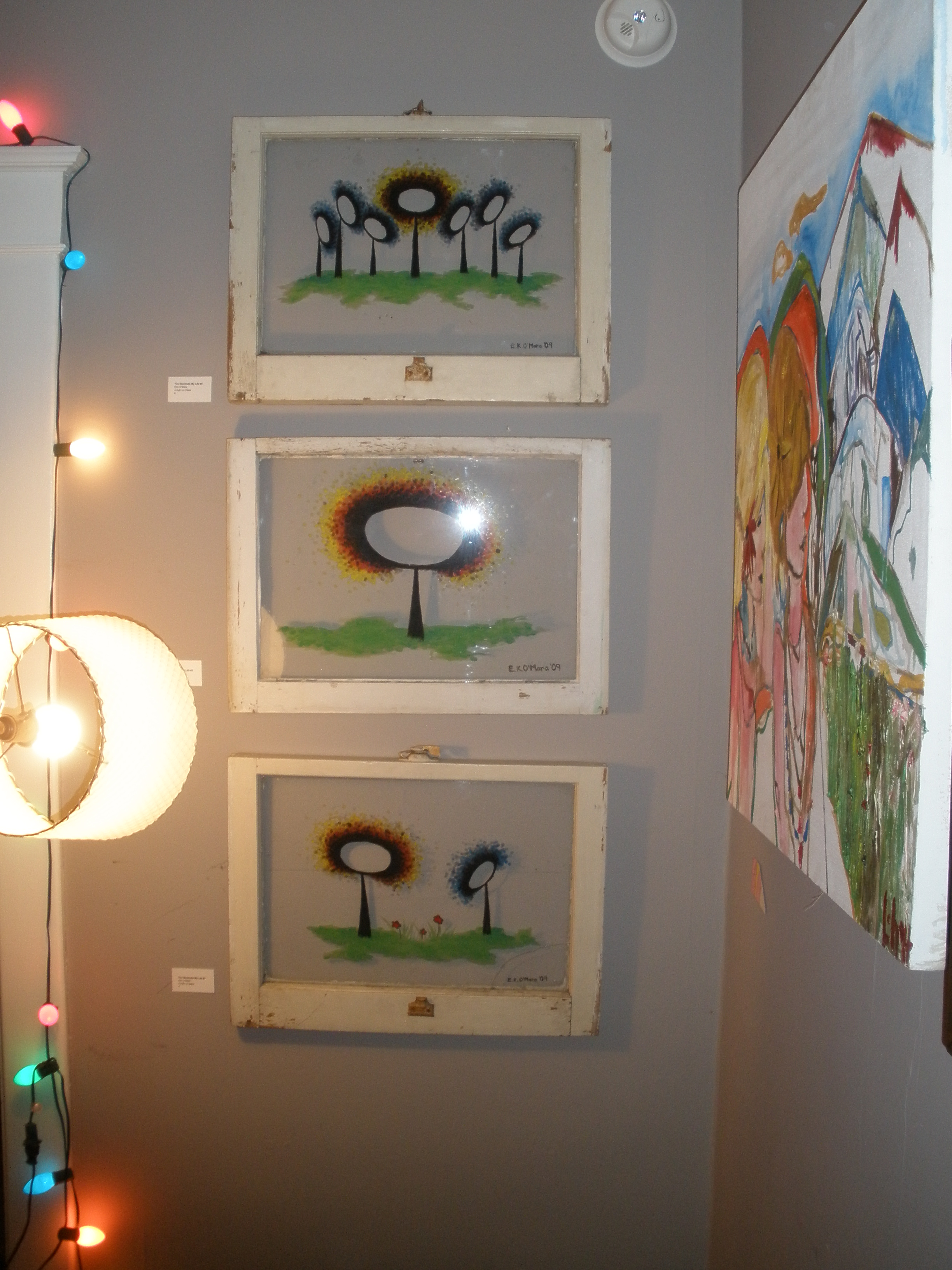 Mixed Media on Glass